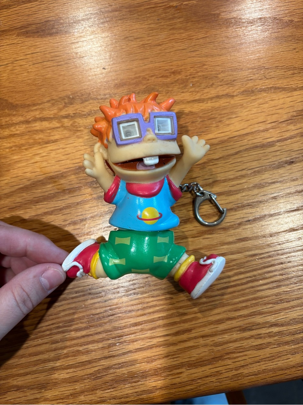 Nickelodeon the rugrats Chuckie keychain toy